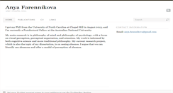 Desktop Screenshot of anyafarennikova.com